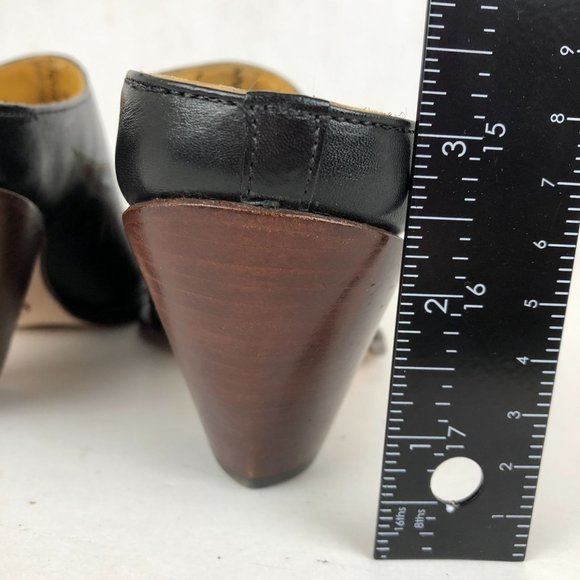 Lucchese Black Leather Mules with Embroidered Design - Picture 11 of 11